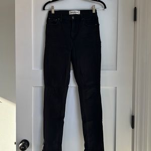 Reformation High & Skinny Jeans in Black